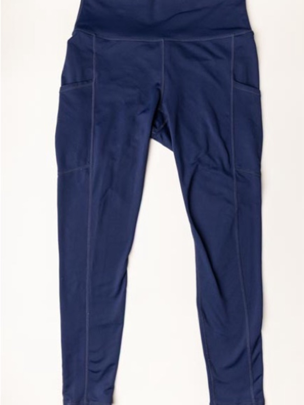 Fila Navy High-Waist Leggings with Side Pockets